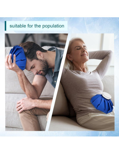 Paquete de Hielo Reutilizable Luijnbn 3 Piezas 6-9-11 Pulgadas