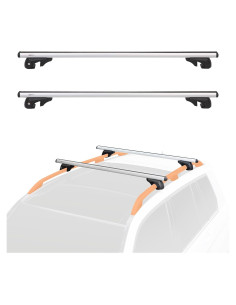 Barra Transversal de Techo Amazon Basics 132 cm Ajustable