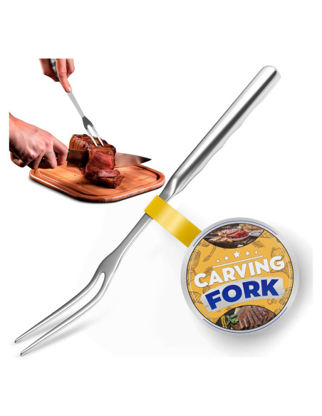 Tenedor de Carne ZOKLU 27.94 cm Acero Inoxidable Ergonómico