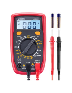 Multímetro Digital AstroAI AM33B 2000 Cuentas Negro