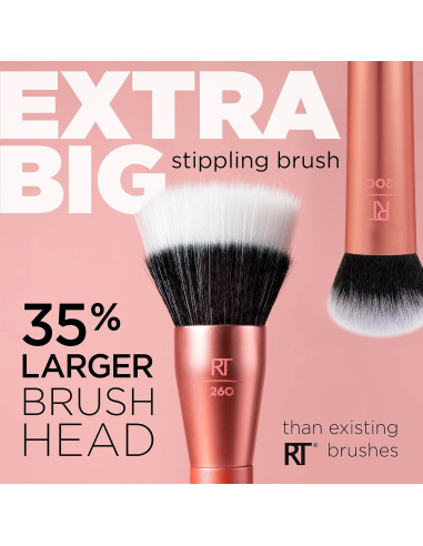 Brocha de Difuminado Extra Grande Real Techniques XL Rosa