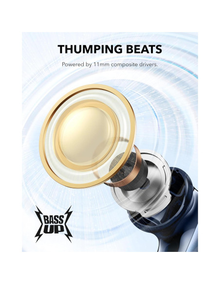 Auriculares Inalámbricos Anker P40i con Cancelación de Ruido