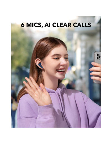 Auriculares Inalámbricos Anker P40i con Cancelación de Ruido