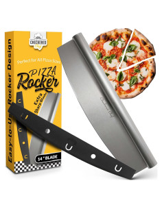 Cortador de Pizza Checkered Chef 36.3 cm Acero Inoxidable