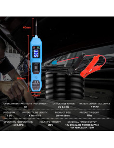 Probador de Circuito Automotriz Aottykro 6-24V Multifuncional 2