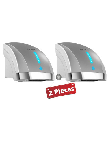 Secador de Manos Eléctrico Sin Contacto Modunful 1600W Gris