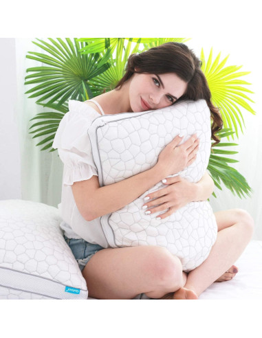 Cojines de Espuma Viscoelástica QUTOOL Tamaño Reina Set de 2