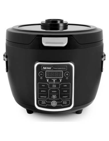 Olla Arrocera Aroma ARC-1230B 10 Tazas Tapa de Vidrio