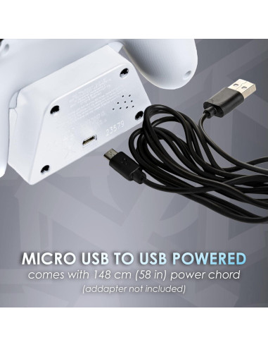 Reloj Despertador Digital PlayStation Paladone Blanco 10x15cm