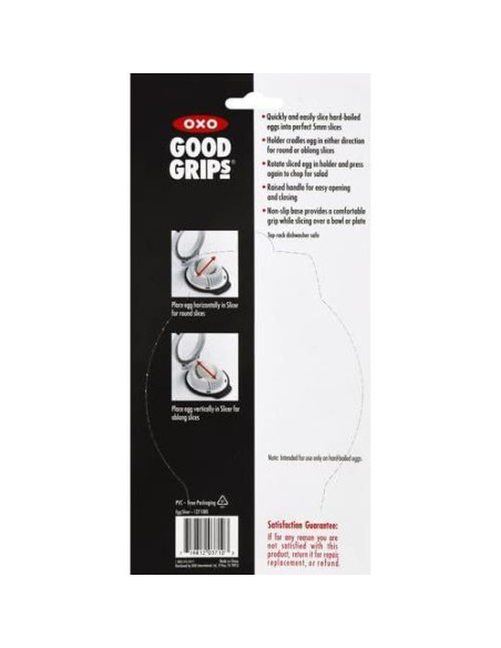 Cortador de Huevos OXO Good Grips Blanco/Negro 5 mm