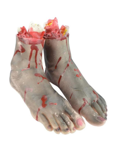 Manos y Pies Falsos de Halloween Vocoliday - 1 Par Realista