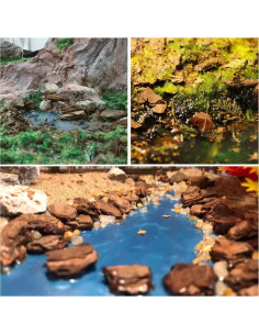 Kit de Corteza de Modelo Paisajístico Attuslla - 3 Paquetes 2