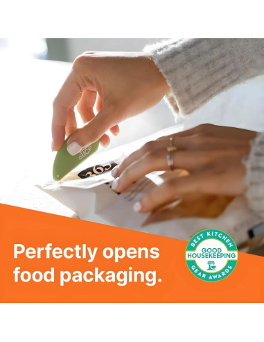 Cortador de Seguridad Slice 00100 - Cuchilla Cerámica Verde