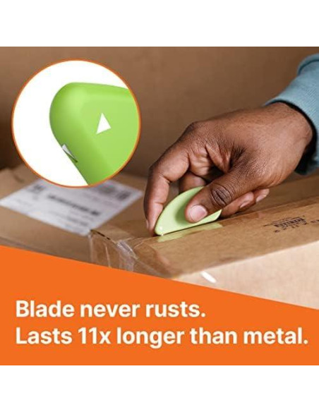 Cortador de Seguridad Slice 00100 - Cuchilla Cerámica Verde