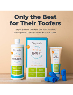 Kit Dental Oxyfresh para Perros y Gatos - Aliento Fresco y Dientes Limpios 2