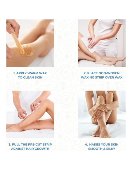 Tiras de Epilación No Tejidas ForPro 100 Unidades 7.62x22.86cm