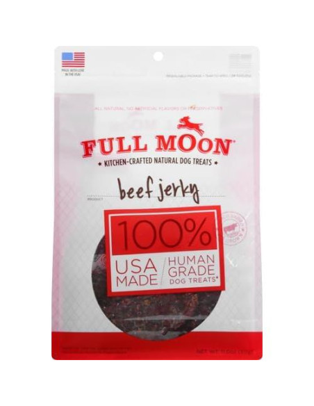 Golosinas para Perros Full Moon Beef Jerky 311g 100% Naturales