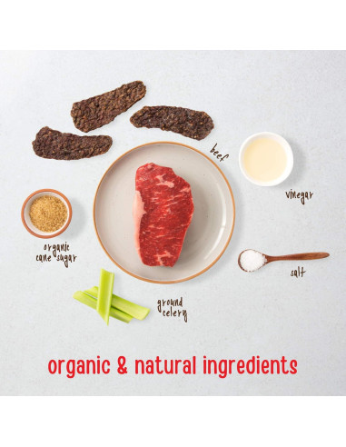 Golosinas para Perros Full Moon Beef Jerky 311g 100% Naturales