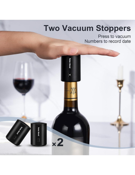 Juego de Abridor de Vino Eléctrico Roter Mond 5 en 1 con Accesorios