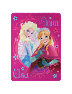 Manta de Micro Raschel Congelada Disney Hermanas Queridas 116.8x152.4cm