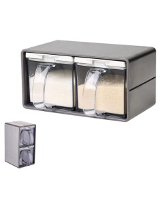 Contenedor de Especias MAR-WENSED con Tapa y Cuchara - 3 Piezas