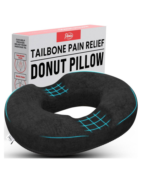 Cojín de Donut Primica para Alivio de Dolor de Coxis - 42x34 cm