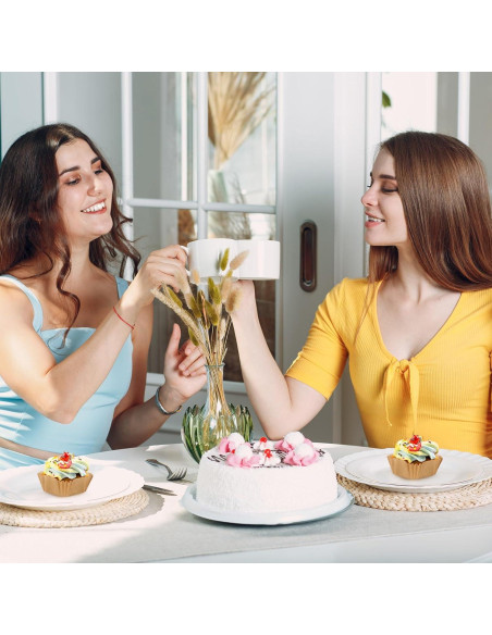 Forros de Cupcake Cuadrados Uiifan 1200 Pcs 4.5cm Desechables