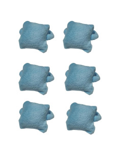 6 Reposamuñecas para Teclado Nocwpsi Azul Felpa 60mm