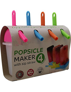 Molde de Paletas de Hielo Dependable 4 Piezas BPA Libre 2