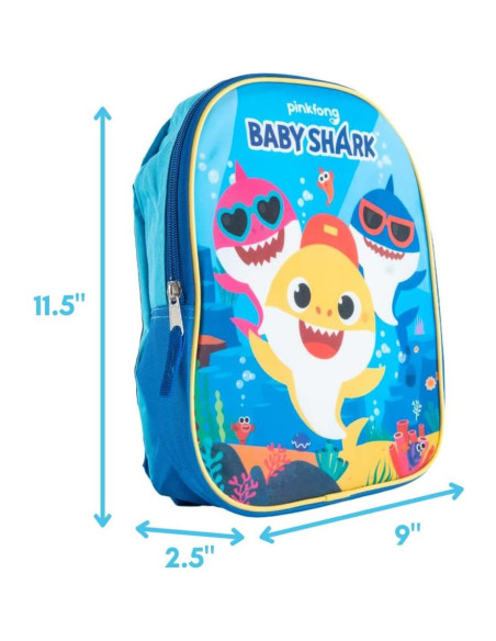 Mochila Mini Baby Shark Ralme 29.21 cm para Niños