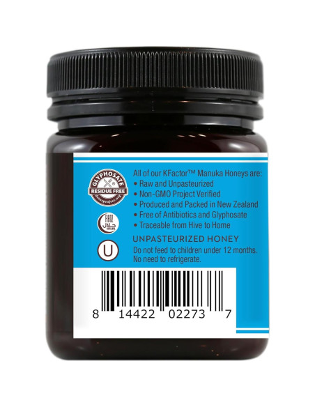 Miel de Manuka Cruda Wedderspoon KFactor 12 226.8 g No Pasteurizada