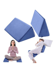 Almohada en Cuña BALAPET 2 Pcs Espuma Premium Azul