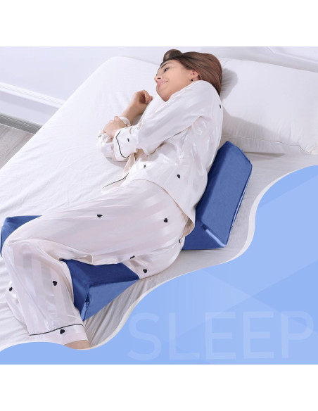 Almohada en Cuña BALAPET 2 Pcs Espuma Premium Azul