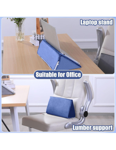 Almohada en Cuña BALAPET 2 Pcs Espuma Premium Azul