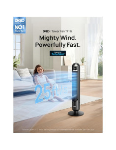 Ventilador de Torre Dreo DR-HTF017 Oscilante 90 28dB 91.44cm 2