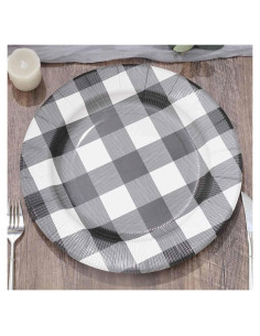 Platos Cargadores Desechables Efavormart 10 Unidades 31.75 cm