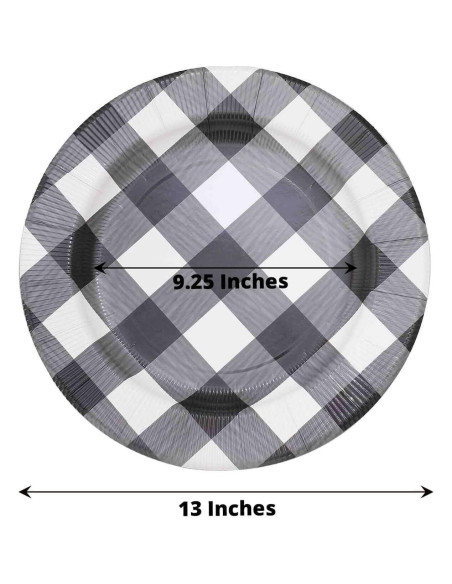 Platos Cargadores Desechables Efavormart 10 Unidades 31.75 cm