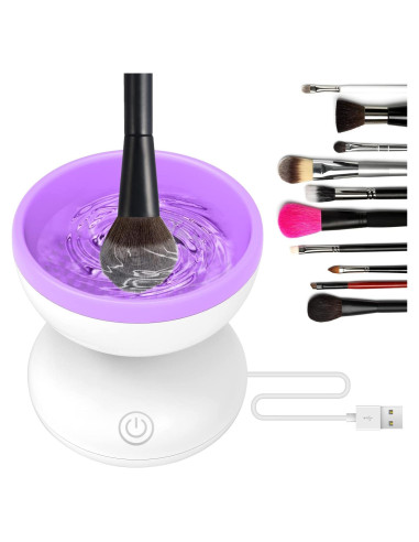 Limpiador Eléctrico de Brochas de Maquillaje Windspeed 8.6x8.9cm