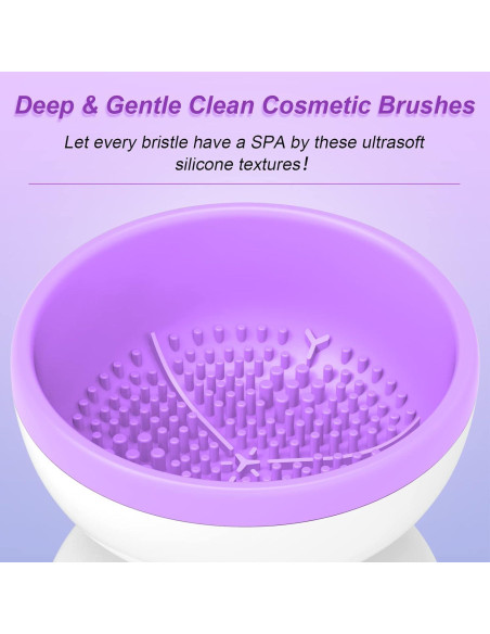 Limpiador Eléctrico de Brochas de Maquillaje Windspeed 8.6x8.9cm