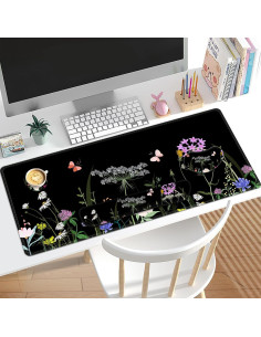 Alfombrilla de Escritorio XXL Lauspuck con Reposamuñecas Ergonómico 2
