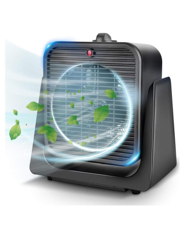Ventilador y Calefactor 2 en 1 TRUSTECH SFH-181TP, Negro