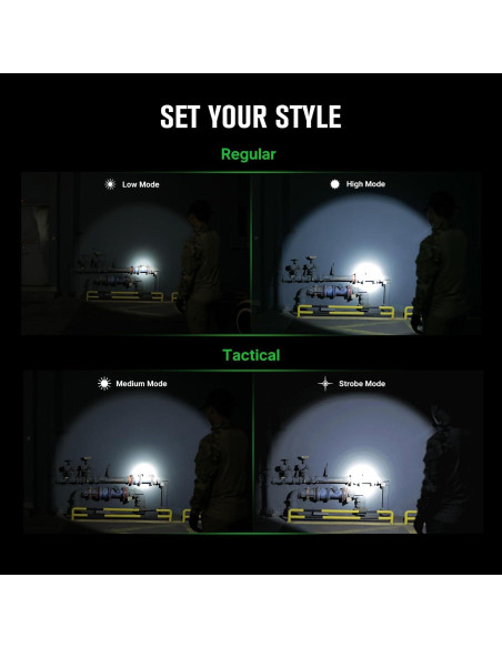 Linterna Táctica OLIGHT Warrior X 4 2600 Lúmenes USB-C