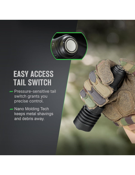 Linterna Táctica OLIGHT Warrior X 4 2600 Lúmenes USB-C