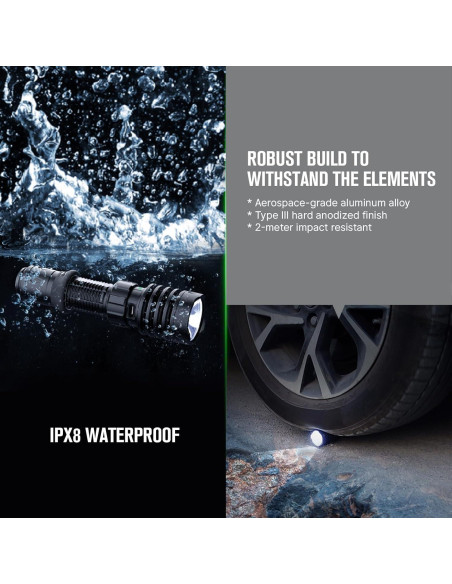 Linterna Táctica OLIGHT Warrior X 4 2600 Lúmenes USB-C