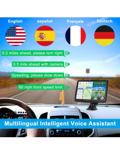 Navegador GPS Aonerex 7" para Coche y Camión con Mapas Actualizados 2