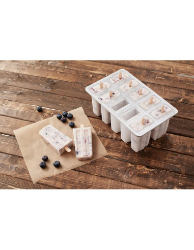 Fabricante de Paletas Congeladas Fox Run 10 Paletas 85g BPA Free