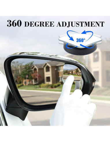 Espejo Convexo de Punto Ciego LivTee - Paquete de 2, HD