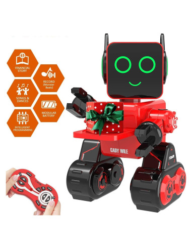 Robot Juguete Interactivo Control Remoto GUANGDONG ZR-001 Rojo