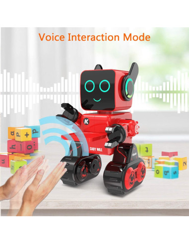 Robot Juguete Interactivo Control Remoto GUANGDONG ZR-001 Rojo