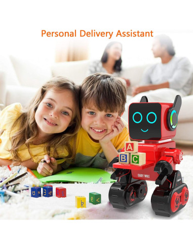 Robot Juguete Interactivo Control Remoto GUANGDONG ZR-001 Rojo